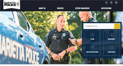 Desktop Screenshot of mariettapd.com